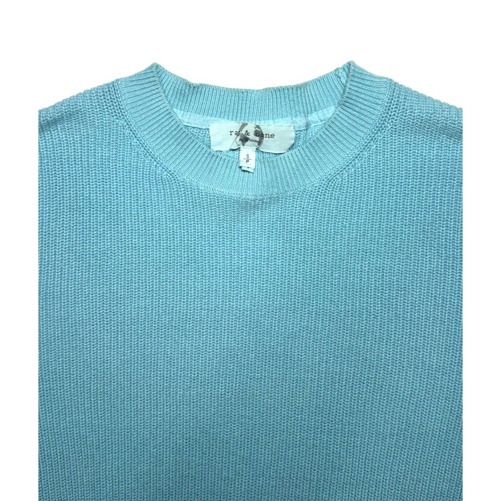 RAG & BONE Crewneck Knit Sweater Dexter S/P Cotton Mens Size Small Topez